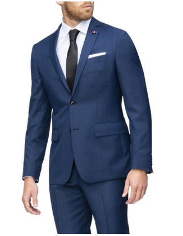 VAN HEUSEN SLIM FIT SUIT JACKET INK CHECK $384.00