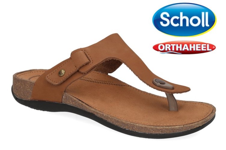 Scholl Women’s Derwent Orthaheel Sandals – Brown $49.95 (Don’t pay $109.95)