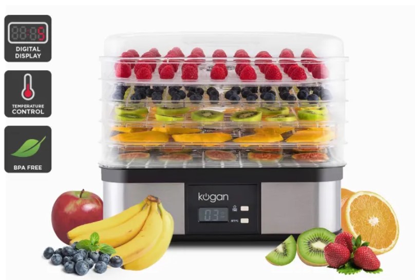 Kogan Electric Food Dehydrator $49 (Was $109)