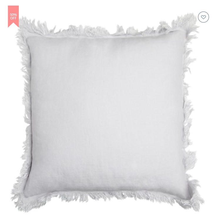 Anya Linen Fringe Cushion $29.98 (RRP$42.95)