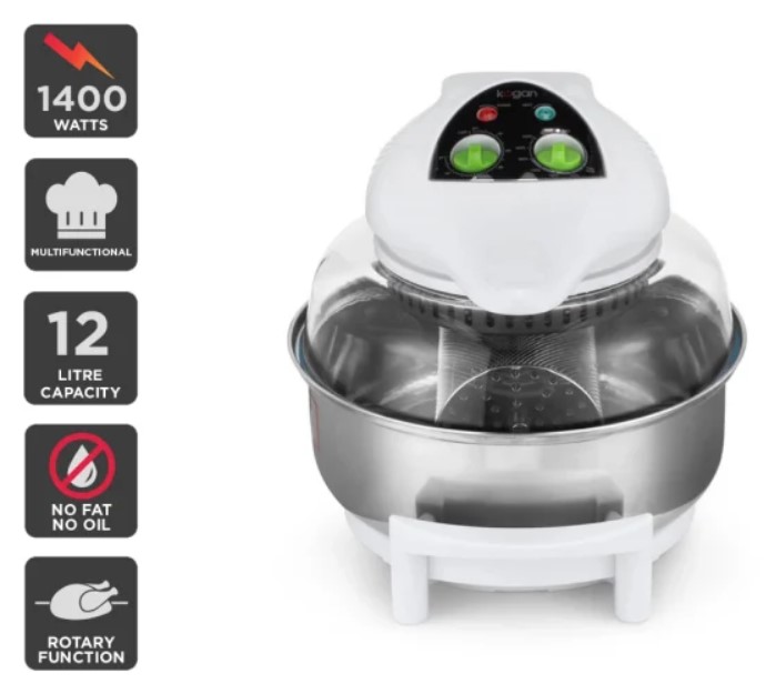 Kogan 12L Rotary Air Fryer $89 (Was $169)