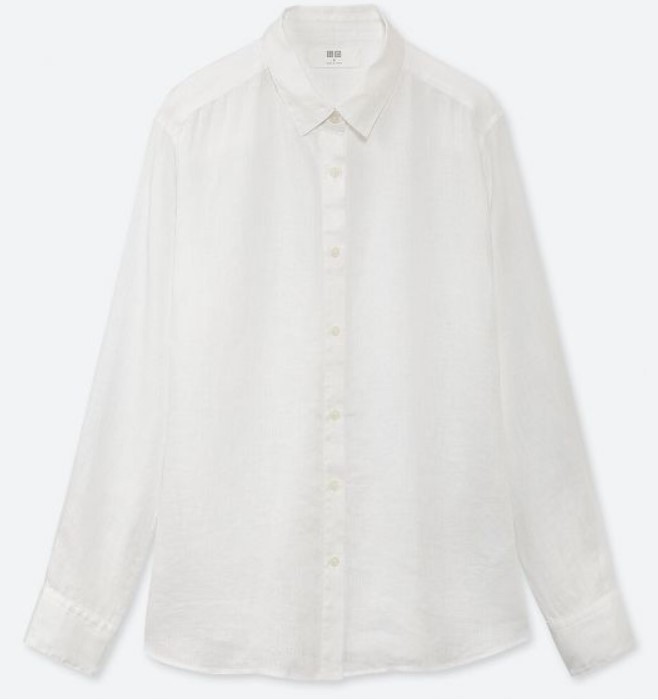 WOMEN Premium Linen Long Sleeve Shirt AU$49.90