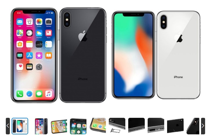 Refurbished Apple iPhone X: 64GB ($959) or 256GB ($1039)