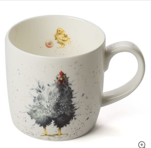 Royal Worcester Wrendale Designs Curious Hen Mug $12.00 (RRP:$27.00)