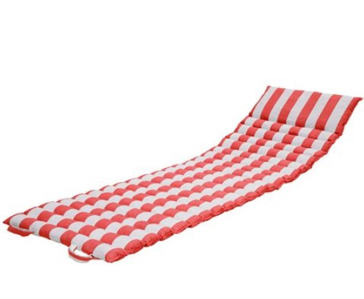 Rans Alfresco Lounge Mat Red 62x194cm $35.00