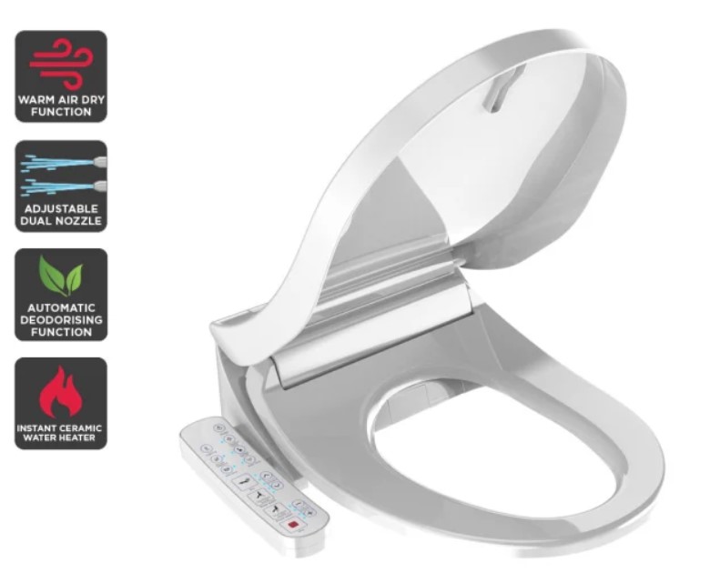 Kogan Smart Wash & Dry Electric Toilet Seat $259.99 (Was $389)