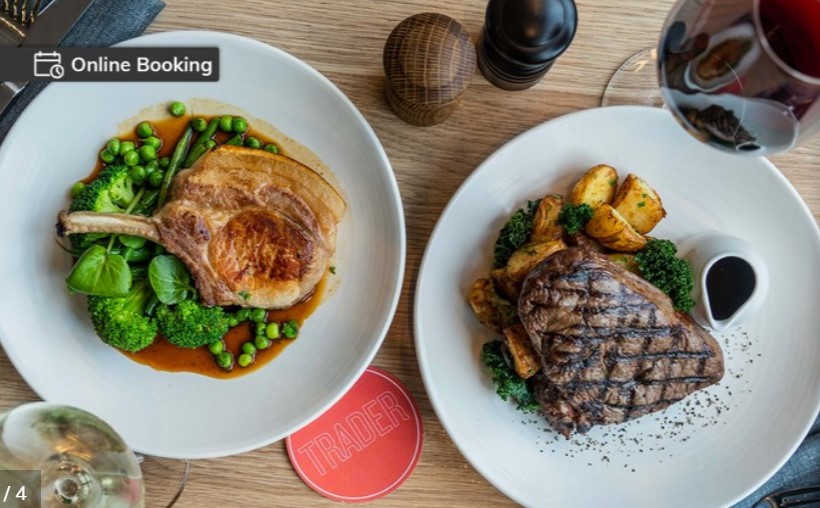 Grill Dinner with a Glass of Wine Each in Epping $49 (VALUED AT $92)