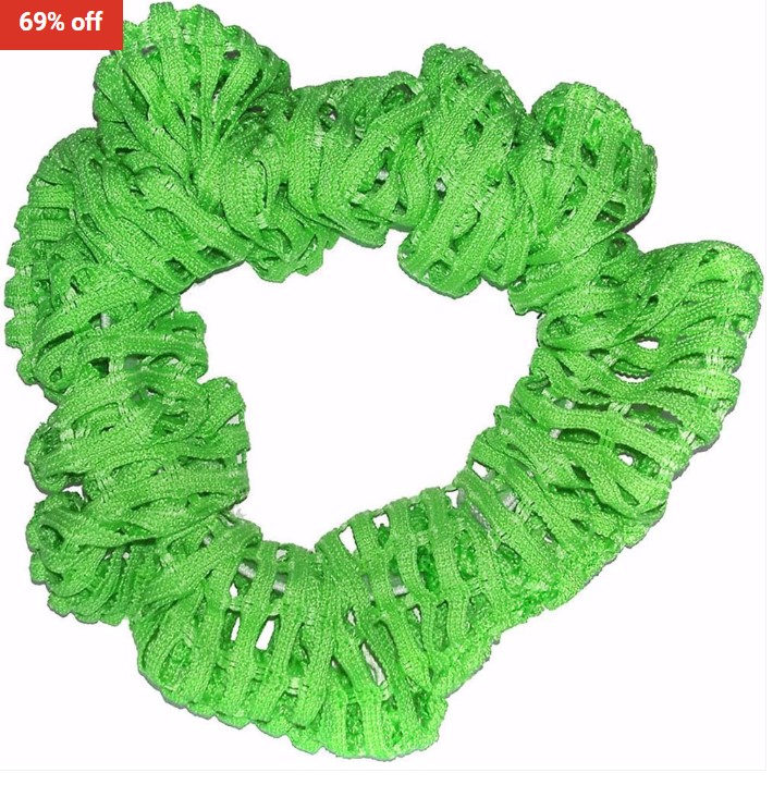 Hotmess Apple Sour Mesh Scrunchie $2.50