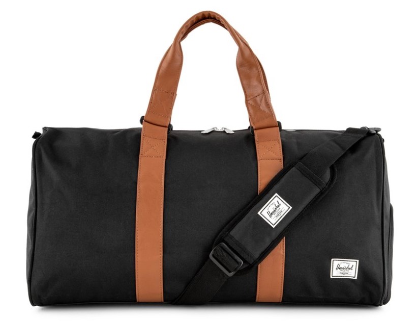 Herschel Supply Co. 33L Novel Mid Duffle – Black/Tan $109