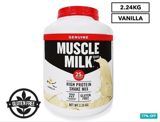 Muscle Milk Genuine High Protein Shake Mix Vanilla 2.24kg $20 (Don’t pay $89.95)