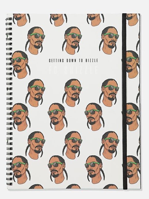 Typo A4 Snoop Dogg Spinout Notebook Recycled $6.99