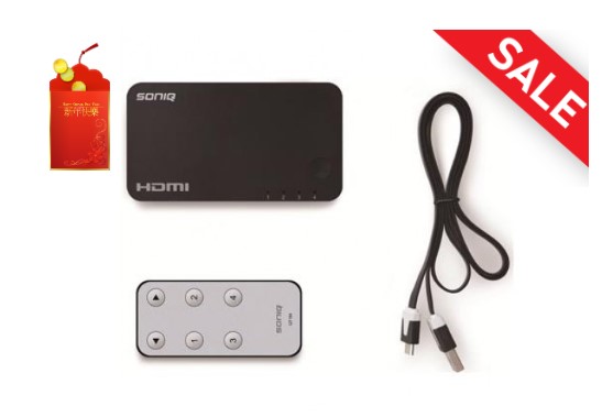 4X1 HDMI Intelligent Mini Swit ch With Remote Control $29