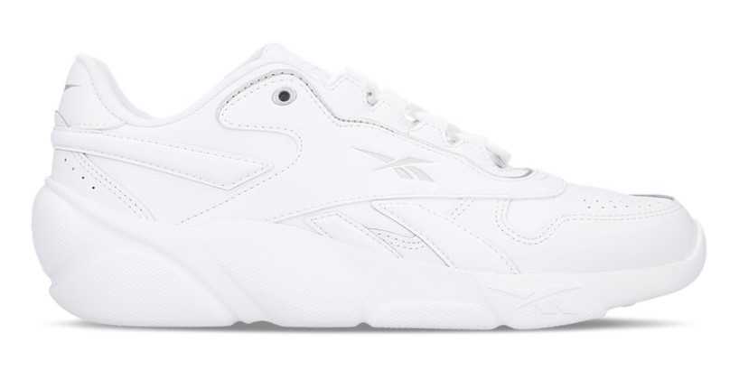 Reebok Women’s Premier Classic Leather Sneakers – White/Silver Metallic $69.99