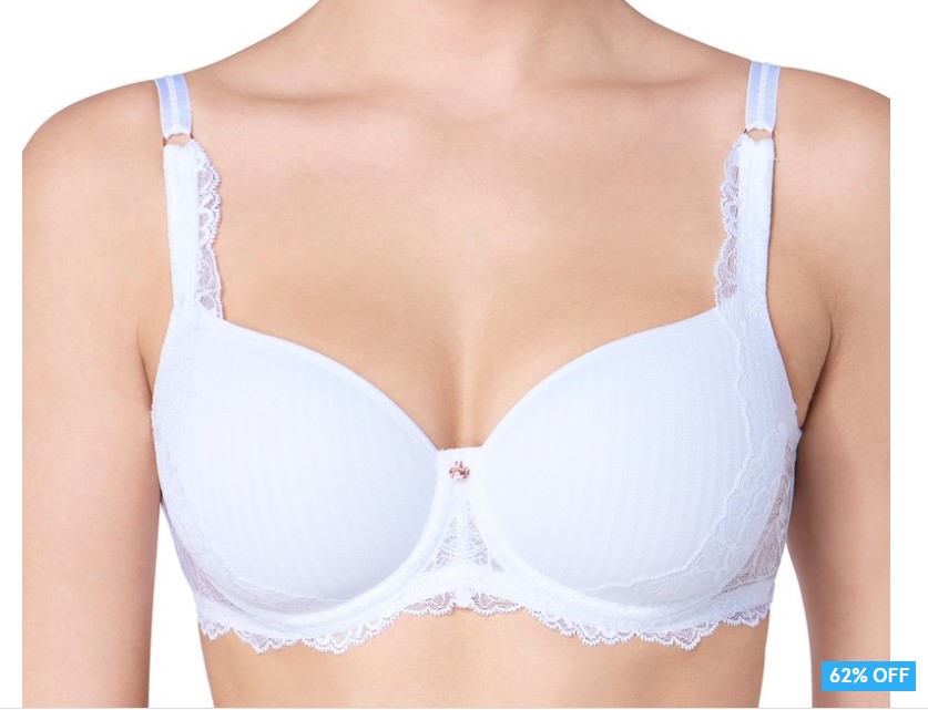 Triumph Women’s Peony Florale Wired Padded Bra – White $29.95 (Don’t pay $79.95)