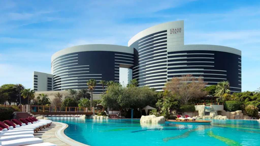 Five-Star Grand Hyatt Stay for Couples or Families with Private Airport Transfer A$599 /room