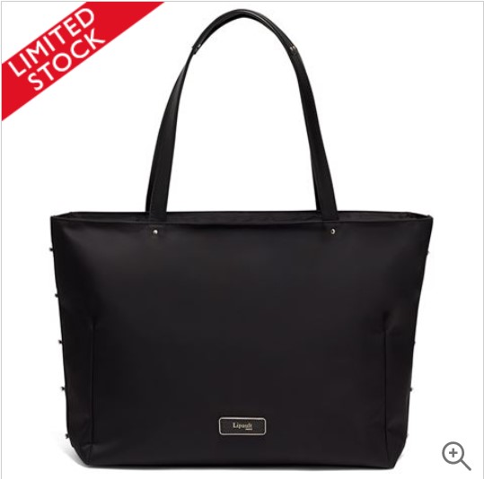 Lipault Business Avenue Laptop Tote Bag Jet Black $93.00 (RRP:$267.00)