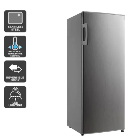 Kogan 237L Upright Fridge – Stainless Steel $299.99