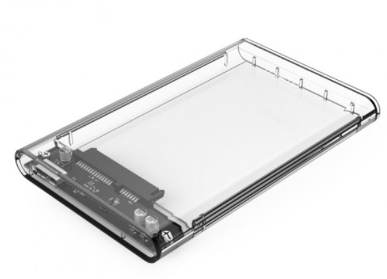 Orico Transparent 2.5″ USB 3.0 External SATA Hard Drive Enclosure Clear Orc-2139u3-pro-cr $12.00