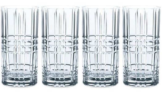 Nachtmann Square Longdrink Set 4pce $35.00 (RRP:$80.00)