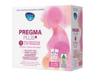 NutraCare Pregma Plus Pregnancy Formula Stage 1 15x35g Sachets $24.99