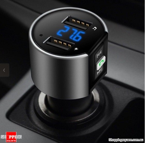 Bluetooth Wireless Car Kit FM Transmitter Handsfree Radio MP3 Player USB Charger $12.95