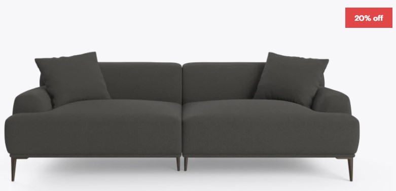 Seta 4 Seater Sofa $1119 (RRP$1399)