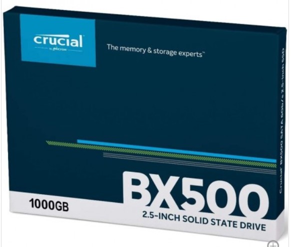 Crucial 1TB BX500 2.5″ SATA3 6Gb/s SSD 3D NAND 540/500MB/s 7mm Acronis True Image Software CT1000BX500SSD1 $169.00 (RRP$219.00)