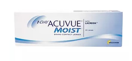 1 Day Acuvue Moist 30 Pack $36.95/box