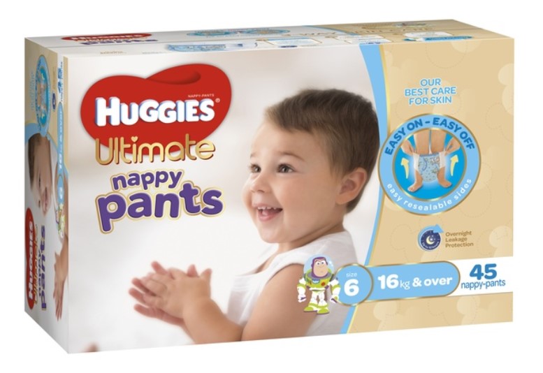 Huggies Ultimate Nappy Pants: 45-Pack ($22.95) or 90-Pack ($39.95) (Don’t Pay up to $90)