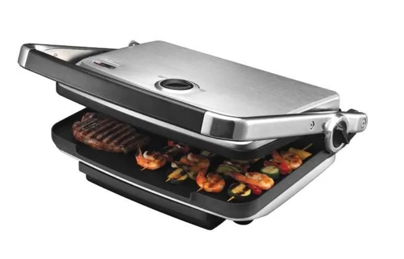 SUNBEAM CAFE CONTACT GRILL AND SANDWICH PRESS $89.00