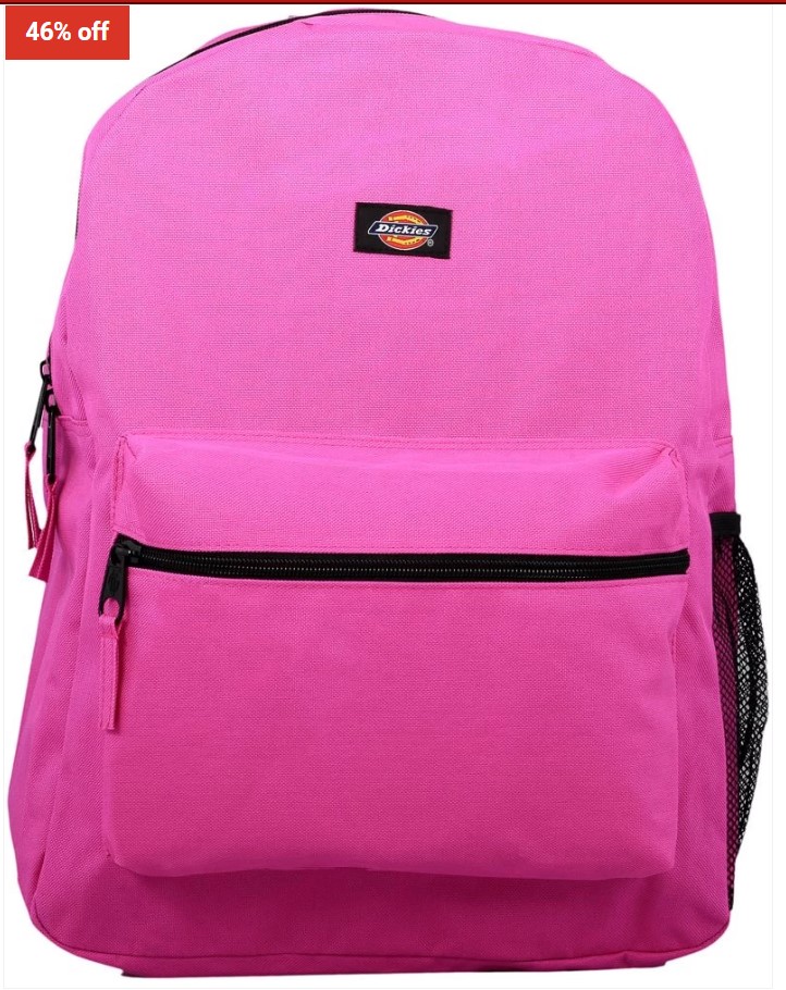 Dickies Student Polyester Backpack – Neon Coral $29 (RRP$54)