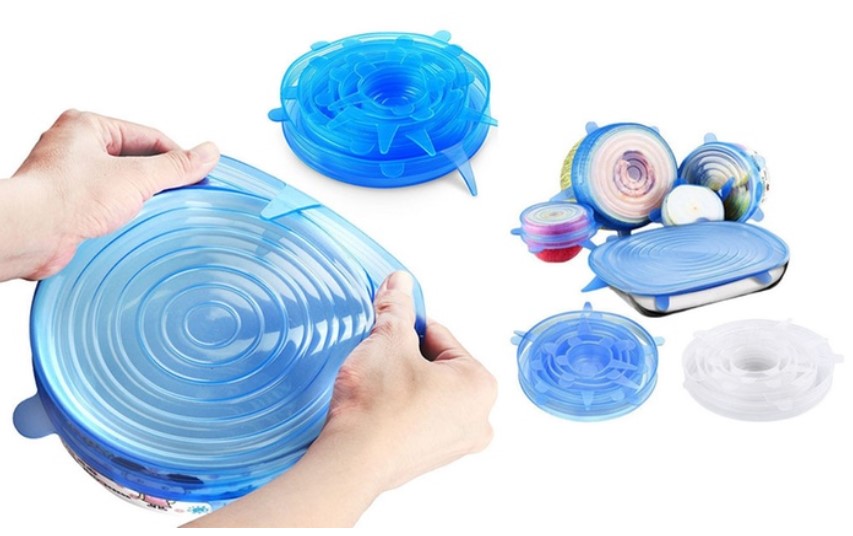 Stretchy Silicone Lids: 6-Pack ($17) or 12-Pack ($29)