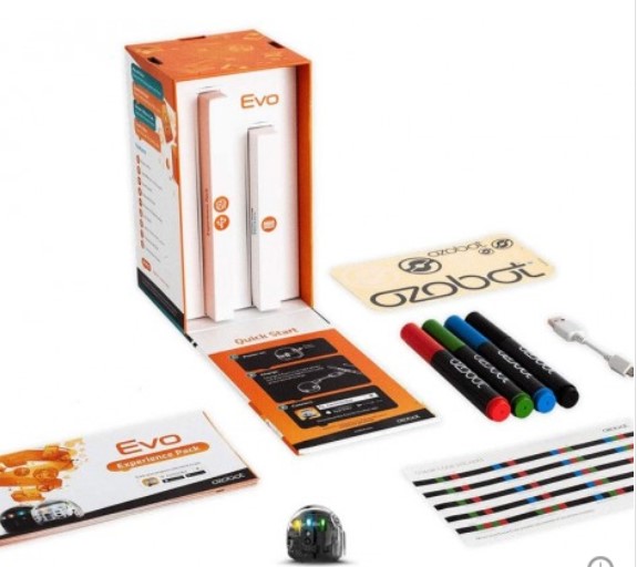 Ozobot Evo Starter Pack Black OZO-070601-02, Award-winning coding robot for the next generation of creators $129.00