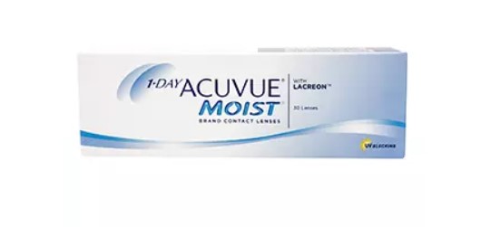 1 Day Acuvue Moist 30 Pack $36.95/box