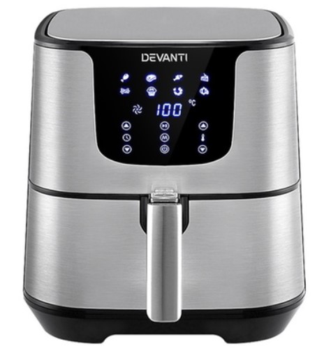 $149.95 for a 7L Stainless Steel Versatile Air Fryer 1700W with 8 Pre-Set Programs (Don’t Pay $407.95)