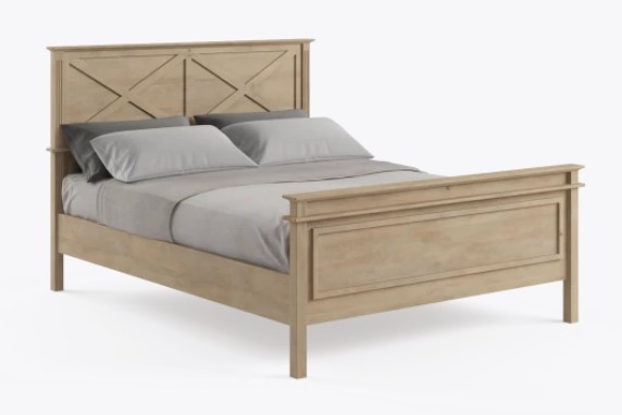 Sorrento Queen Wooden Bed Frame $1188.99 (RRP$1699)