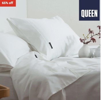 Sheraton Luxury 1000 TC CVC Sheet Set Queen Bed $69 (RRP$199.95)