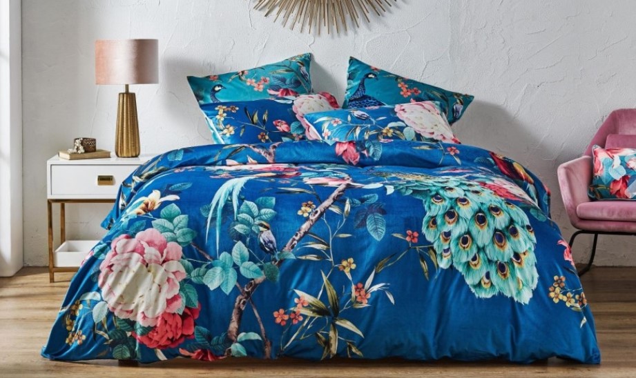 Peacock Quilt Cover Set $169