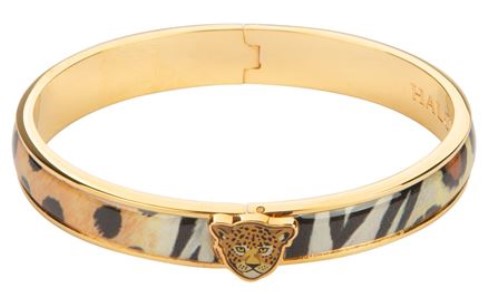 Halcyon Days Leopard Head Animal Print Gold Bangle $79.00 (RRP:$270.00)