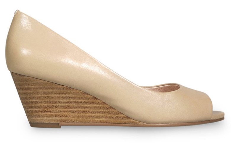 Wittner Women’s Mae Leather Wedges – Cosmetic Nude $79.99