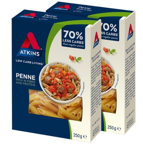 2 x Atkins Low Carb Penne Pasta 250g $11.80 (Don’t pay $21.60)