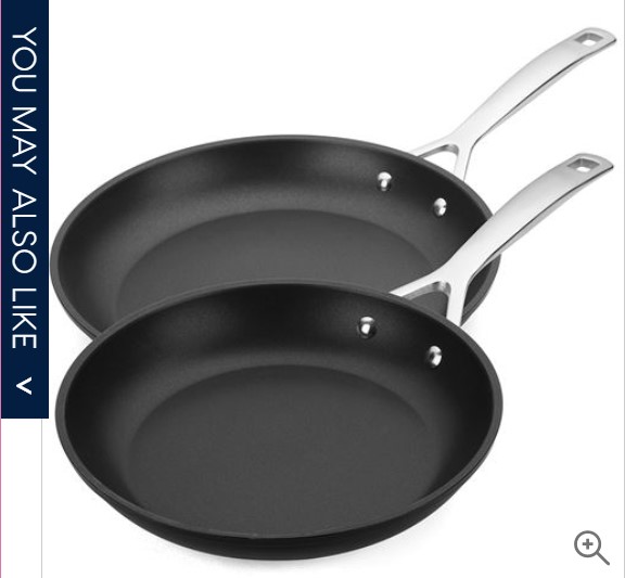 Le Creuset Toughened Non-Stick Frying Pan Set 2pce $340.00 (RRP:$460.00)