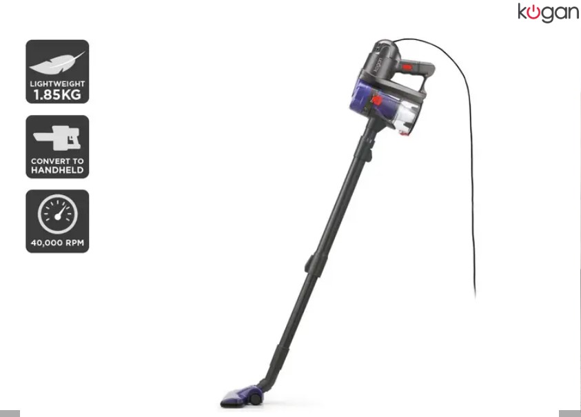 Kogan T5 Corded 450W Stick Vacuum Cleaner $69.99 (Was $179)