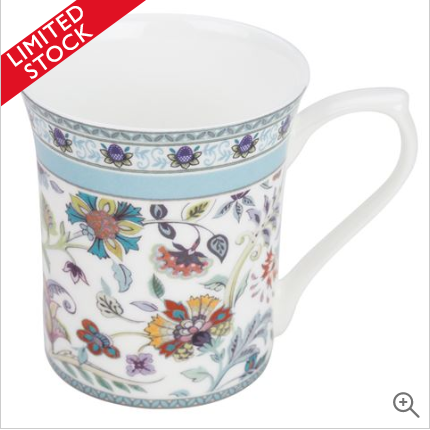 Queens Antique Blue Floral Mug $7.00 (RRP:$30.00)