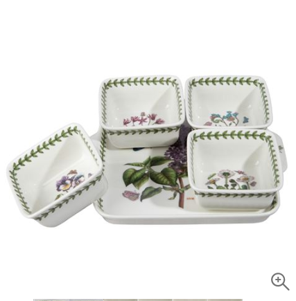 Portmeirion Botanic Garden Accent Bowl Set 5pce $67.00 (RRP:$266.00)