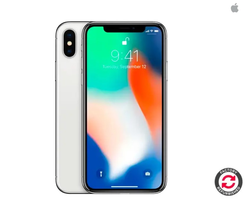 Apple iPhone X (64GB, Silver) – Apple Certified Refurbished $799 (RRP:$899)