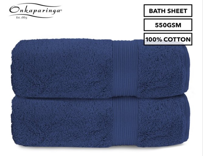 Onkaparinga Ultimate Bath Sheet – Midnight $44.99