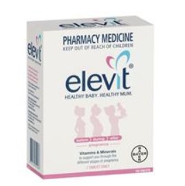 Elevit Pregnancy Multivitamin Tablets 100 Pack (100 Days) $64.99