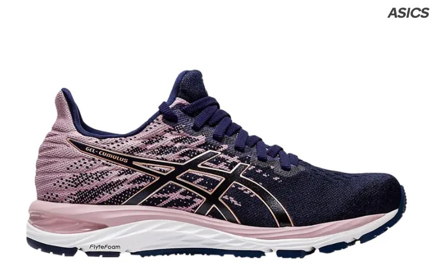 ASICS Women’s GEL-CUMULUS 21 KNIT (Peacoat/Rose Gold, Size 6.5 US) $179.99