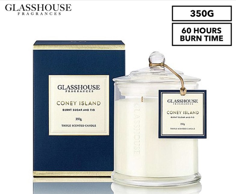 Glasshouse Triple Scented Candle 350g – Coney Island $32.95